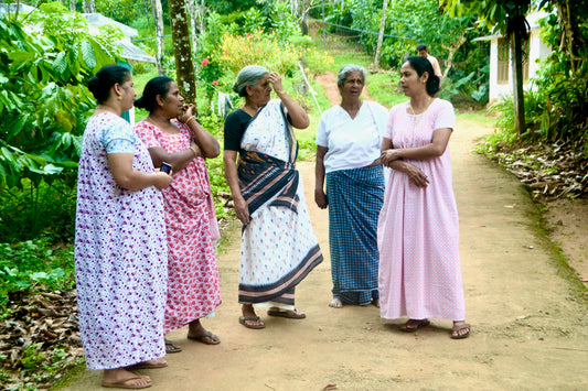 Silva Cacao Women working on cocoa farms in India
